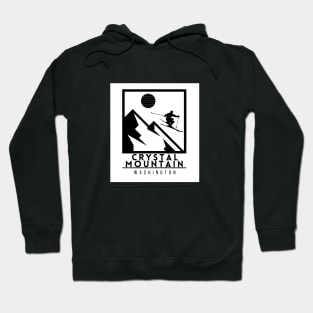 Crystal Mountain Washington United States Ski Hoodie